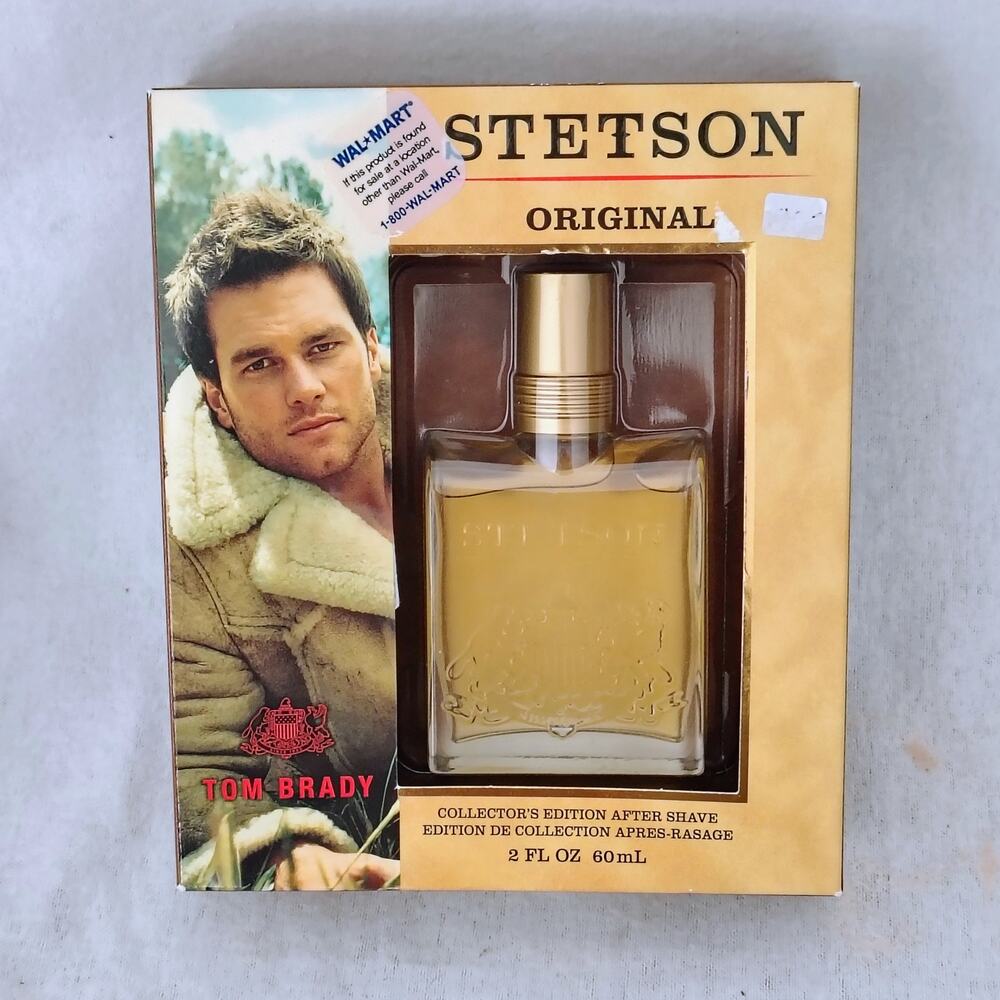 Stetson Original After Shave Splash 2 oz Collector's Edition Tom Brady Vtg Coty